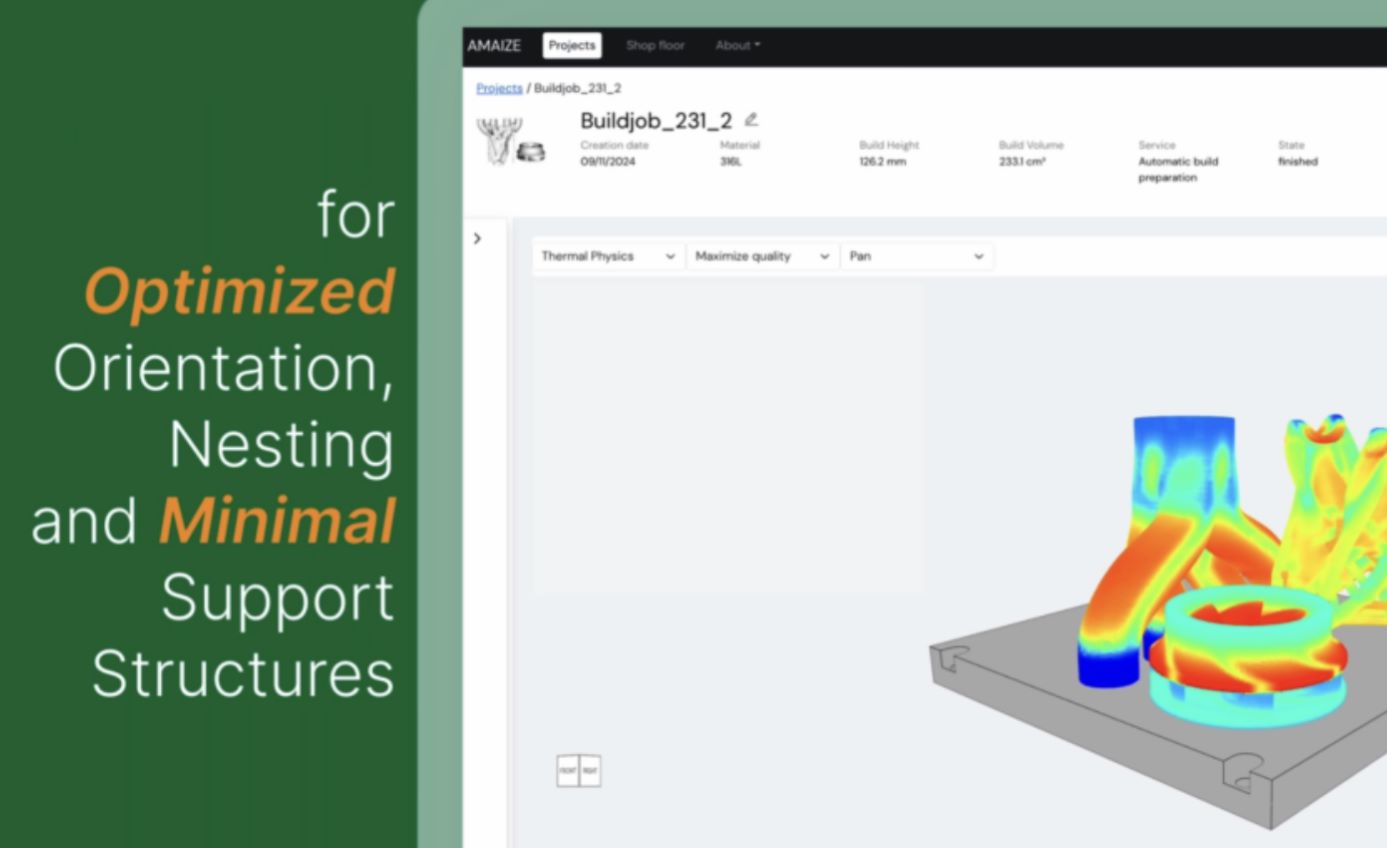 德国初创企业1000 Kelvin推出革命性3D打印AI助手AMAIZE