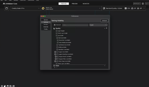  Cura第一层设置：初始层简单解释