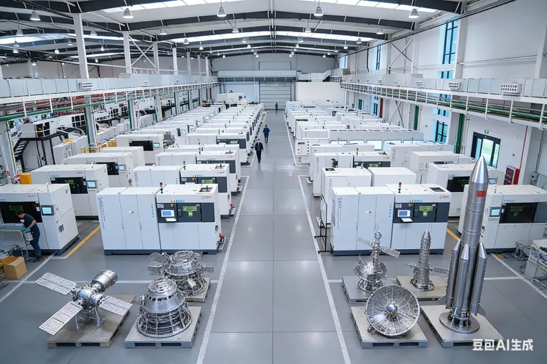 催生千亿大市场！中国商业航天20万颗卫星，需1万多台中大尺寸金属3D打印机来生产火箭