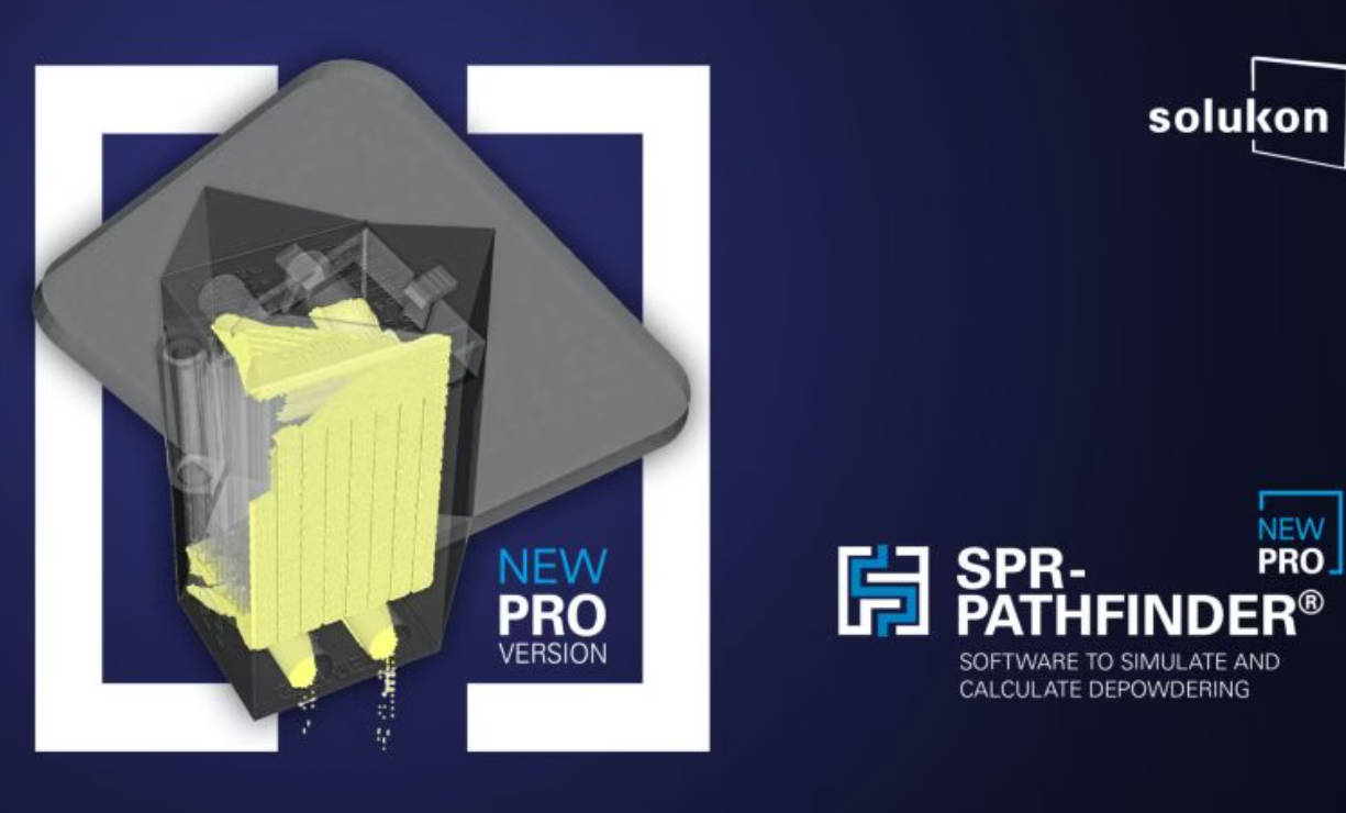 Solukon推出SPR-Pathfinder PRO，实现高复杂度LPBF零件高精度清粉仿真