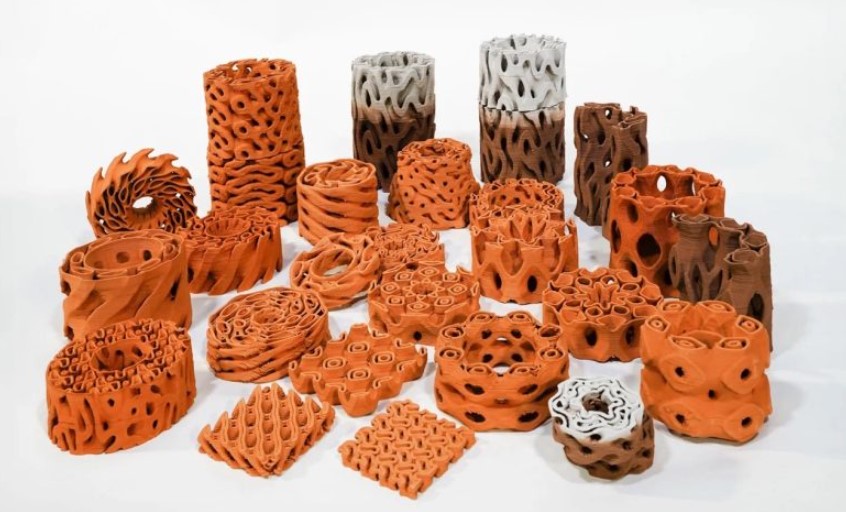 Minimal Matter使用粘土3D打印工艺探索仿生建筑方式，可随着时间推移融入环境