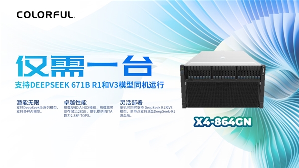 1128GB海量显存！七彩虹首款DeepSeek一体机亮相