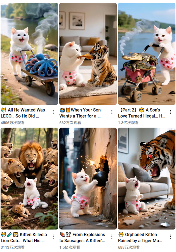 真离谱：猫狗AI土味短剧 居然能月入50万！