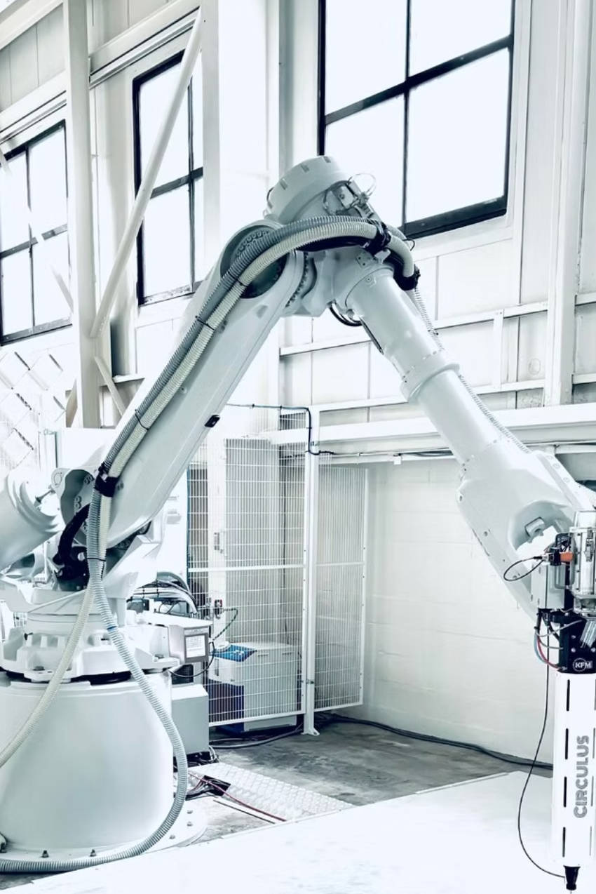 CIRCULUS项目使用的机械臂3D打印作业现场