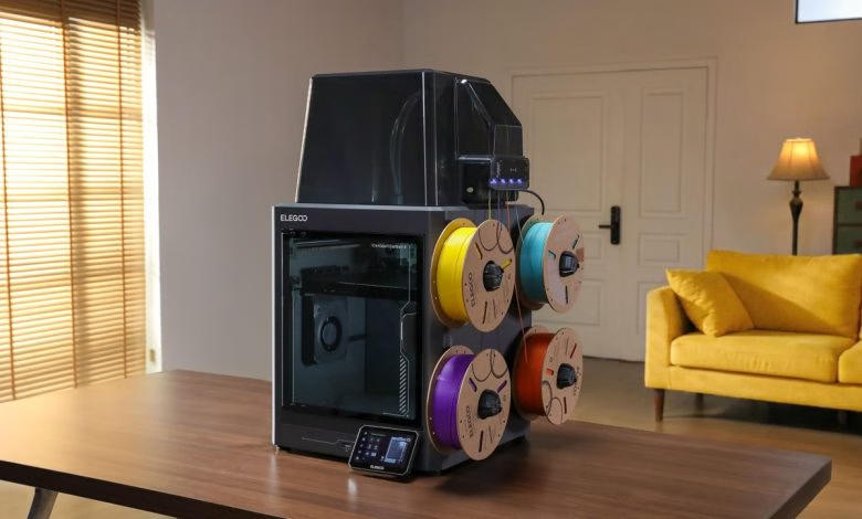 Elegoo推出Centauri Carbon 2 Combo，一款售价低于500美元的封闭式多色3D打印机