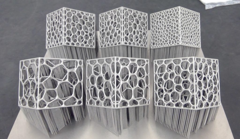 金属3D打印的合金格子