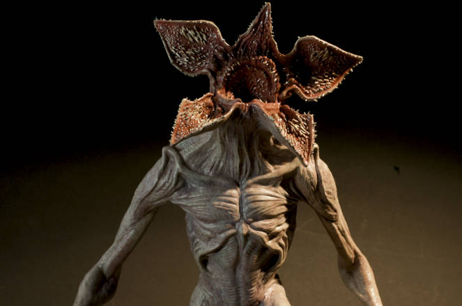 一个3D打印的手绘Demogorgon模型