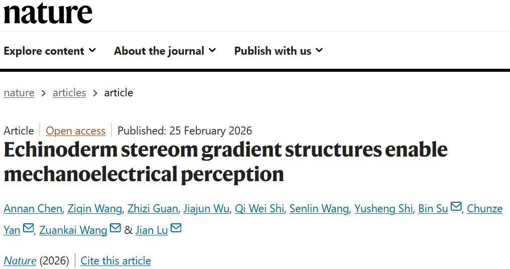 顶刊Nature发布！增材制造实现无机结构的“感知”功能编程
