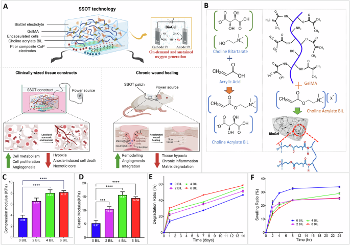 新型生物工程贴片能自行生成氧气，促进伤口愈合和组织生长