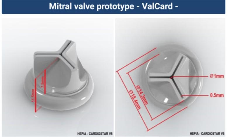 瑞士研究团队开发3D生物打印水凝胶瓣膜原型，助力婴儿二尖瓣修复