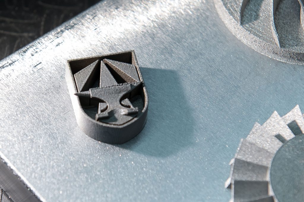 一个3D打印的金属部件