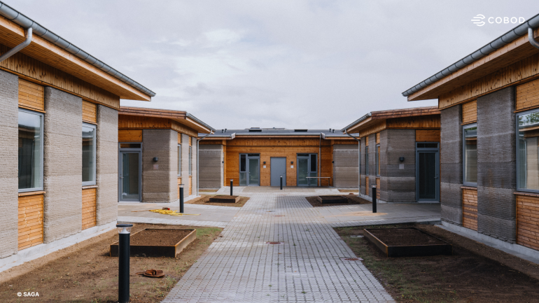 3DCP集团在丹麦补贴住房成本上限以下，完成了36套3D打印学生公寓的建设