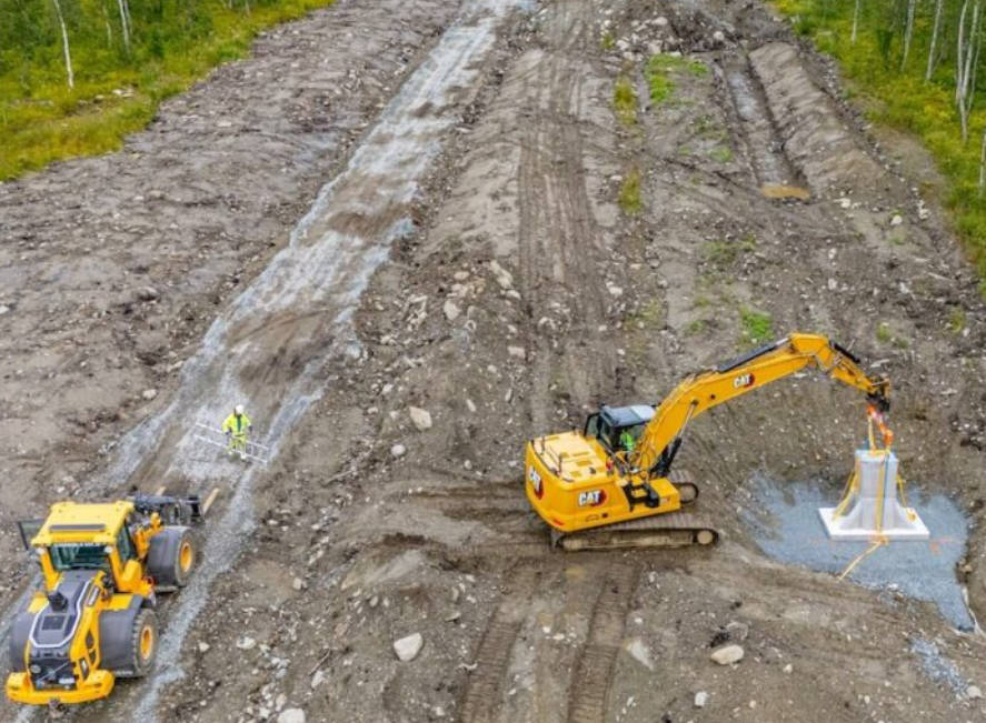 瑞典Hemavan利用3D打印技术建造缆车地基
