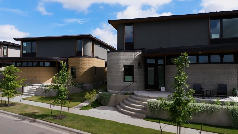 3D 打印住宅，得克萨斯州奥斯汀，2026 年。图片来源：ICON。